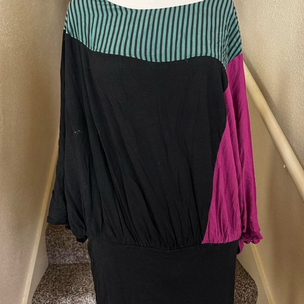 Dress or top multi color retro